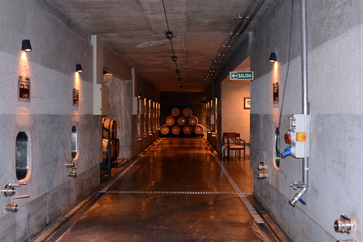 07-12 Wine Cellar On Our Wine Tour At Pulenta Estate Lujan de Cuyo Tour Near Mendoza
